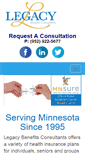 Mobile Screenshot of healthinsurance-mn.com